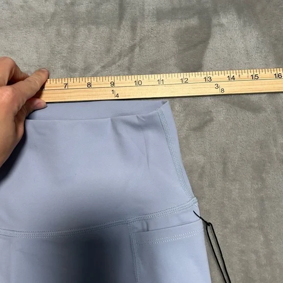 Spiderz Softball Leggings Women’s Small Ice Blue Pockets - Picture 6 of 8